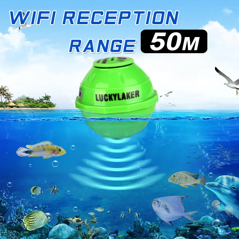 NEW Hot Sale Lucky FF916 Sounder Alarm Underwater Sonar Portable Fish Finder Wireless Features