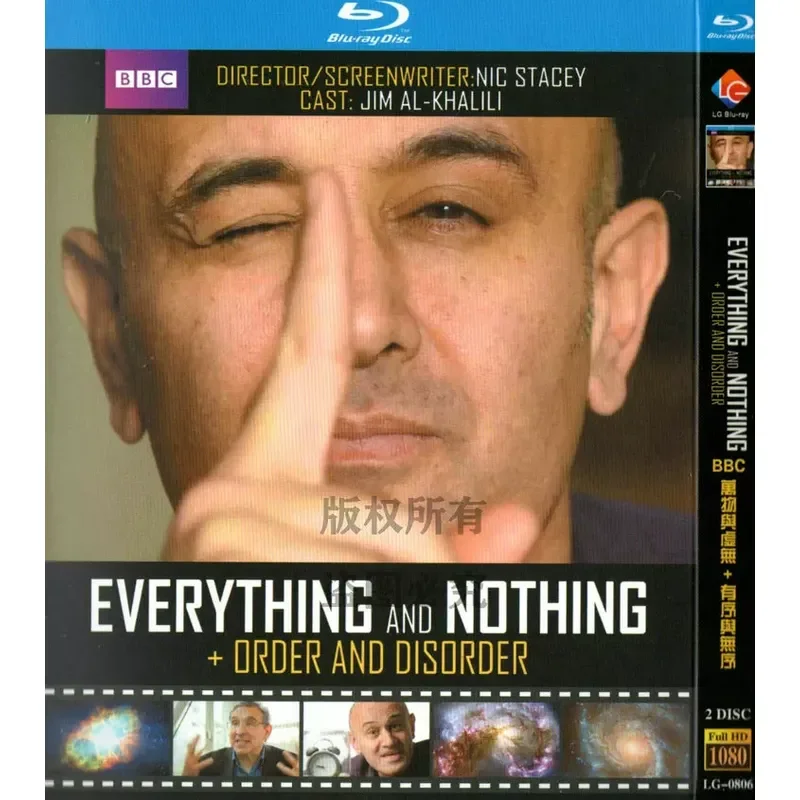 Documental Científico Popular de la BBC: Todo y la Nothingitud + Orden y Desorden, Blu-ray de Alta Definición 1080p, 2 Discos