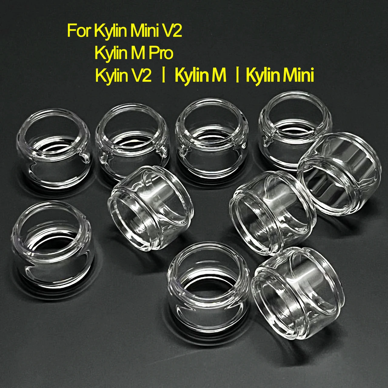 10 sztuk Kylin Mini V2 RTA bańka szklana rurka Kylin M Pro szkło od żarówki zbiornik dla Kylin RTA RDA Atomizer zbiornik do e-papierosa