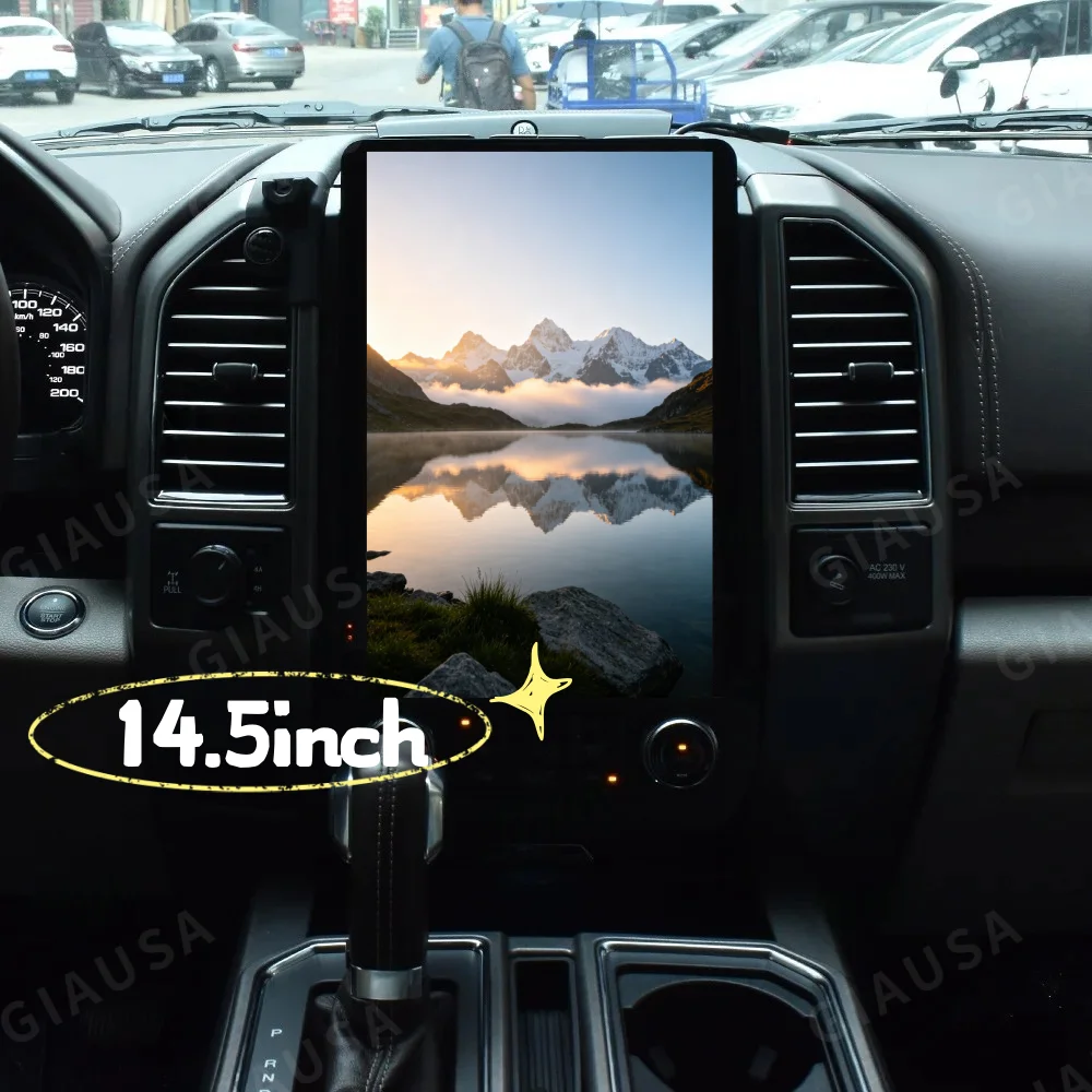 14.5 Inch HD Touch Screen Android 14 For Ford F150 F250 F350 2015-2021 Car Multimedia Player Radio Tape Headunit GPS Navigation