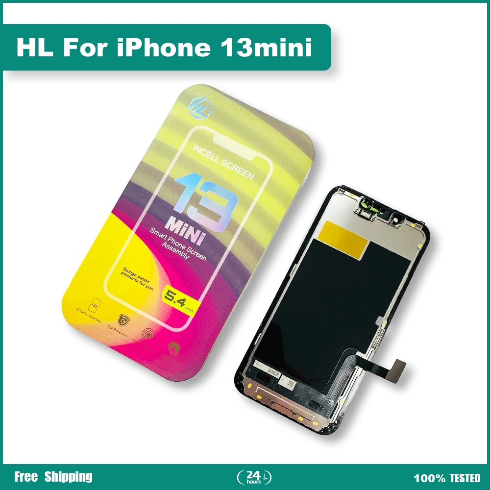 HL LCD Display For iPhone X XS XSMAX 11PRO 11ProMax 12 12PRO 13 13MINI 14 15PLUS Touch Screen Digitizer Assembly