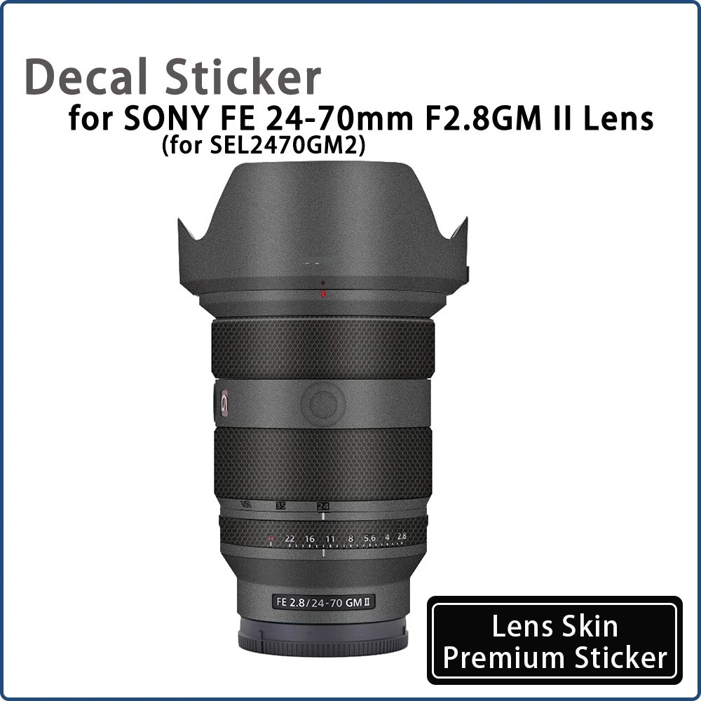 

24 70F2.8 II Lens Sticker SEL2470GM2 Decal Sticker for SONY FE 24-70mm F2.8 GM II Lens Skin Wrap Cover 2470 Protective Film