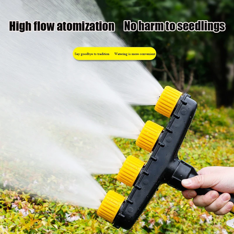 

Garden 4/5-Head Atomizer Nozzle Lawn Sprinkler Farm Vegetable Irrigation Adjustable Large Flow Watering Tool