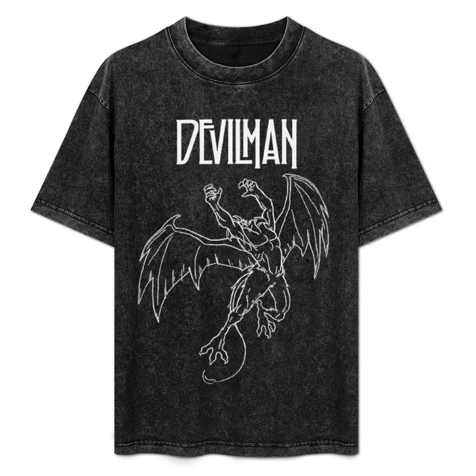 Akira Fud? - Devilman Crybaby T-Shirt oversized graphic tee sweat customs summer clothes sweat shirts, men