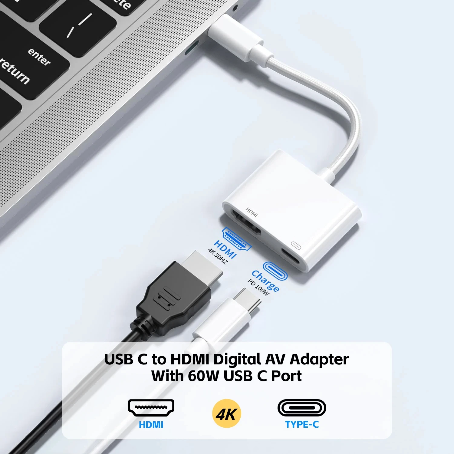 

Адаптер USB C к 15-типу C Цифровой AV-адаптер Разъем синхронизации 4K 15 к HDTV-проектор Монитор Комплект Carlink Роботы Elegoo