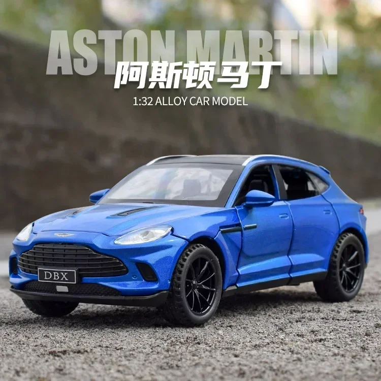 1:32 Aston Martin DBX alloy car model ornaments live broadcast recommended with sound and light