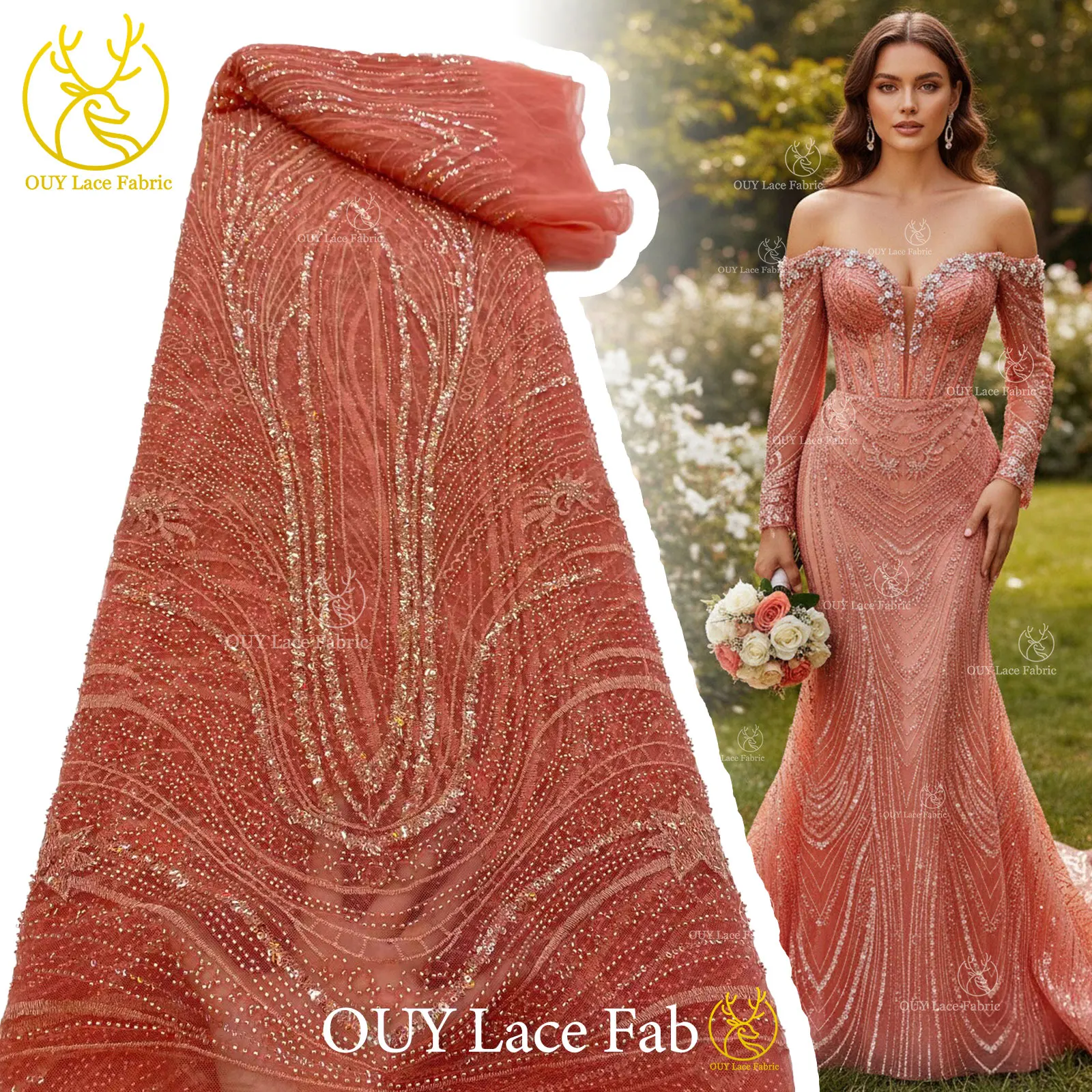 

Горячая распродажа: Африканское нигерийское кружево с пайетками и бисером, высококачественный французский тюль 2026 года для свадебных платьев и шитья своими руками