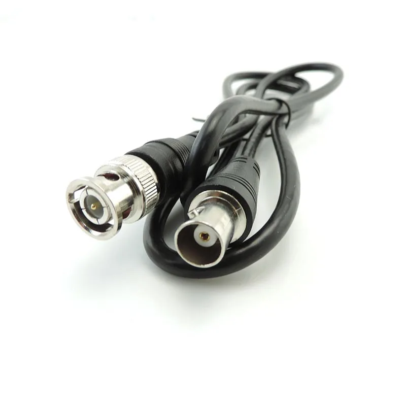 Câble coaxial BNC mâle vers femelle, extension de caméra CCTV, accessoires de surveillance de sécurité, 0.5m, 2m, 3m, 5m