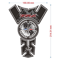 Motorcycle 3D Stickers For Benelli TRK502 TRK 521 502 X TRK521 Fuel Tank Pad Fishbone Protective ADV Protector Adventure