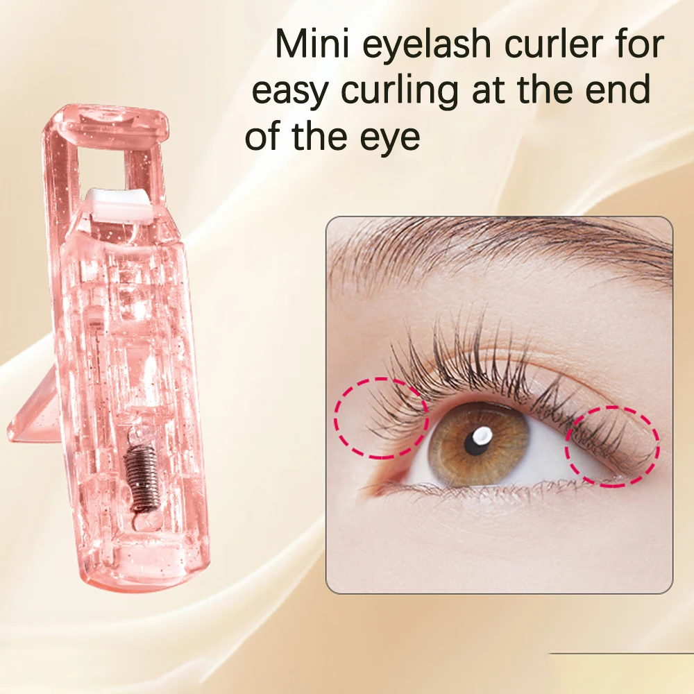 2 ชิ้น Professional Mini Eyelash Curler แบบพกพา Eye Lashes Curling คลิปเครื่องสําอางค์แต่งหน้าอุปกรณ์เสริมความงามขนตาเครื่องมือ