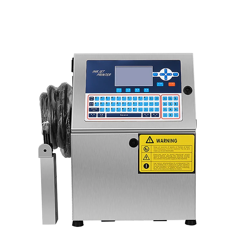 Automatic Small Character Printer CIJ Inkjet Printer Online Printer Coding machine for Batch code Number date Plastic Pipe