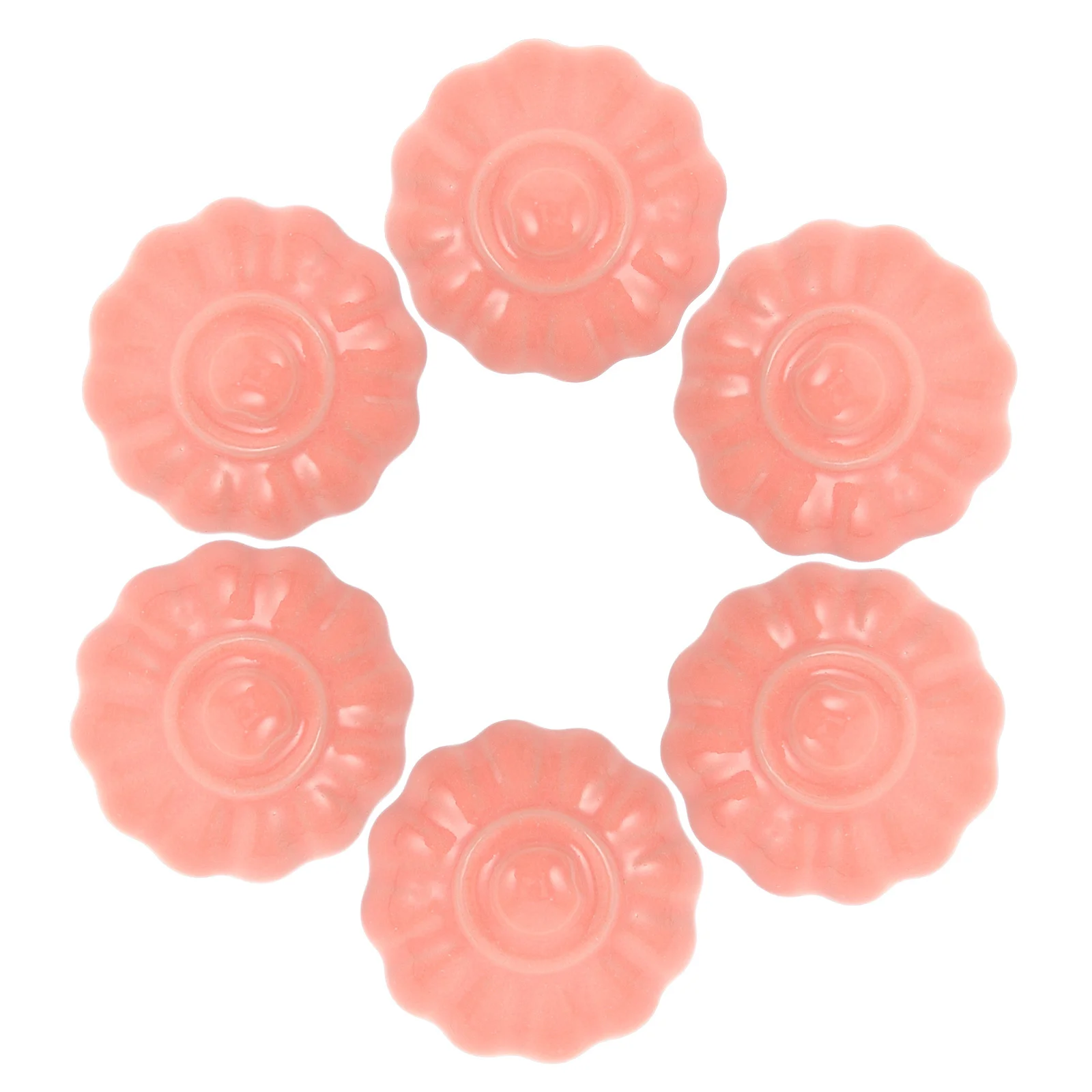 

6Pcs Pumpkin Ceramic Cabinet Knobs Vintage Drawer Pulls Handles for Kitchen Dresser Wardrobe Closet Home Decor