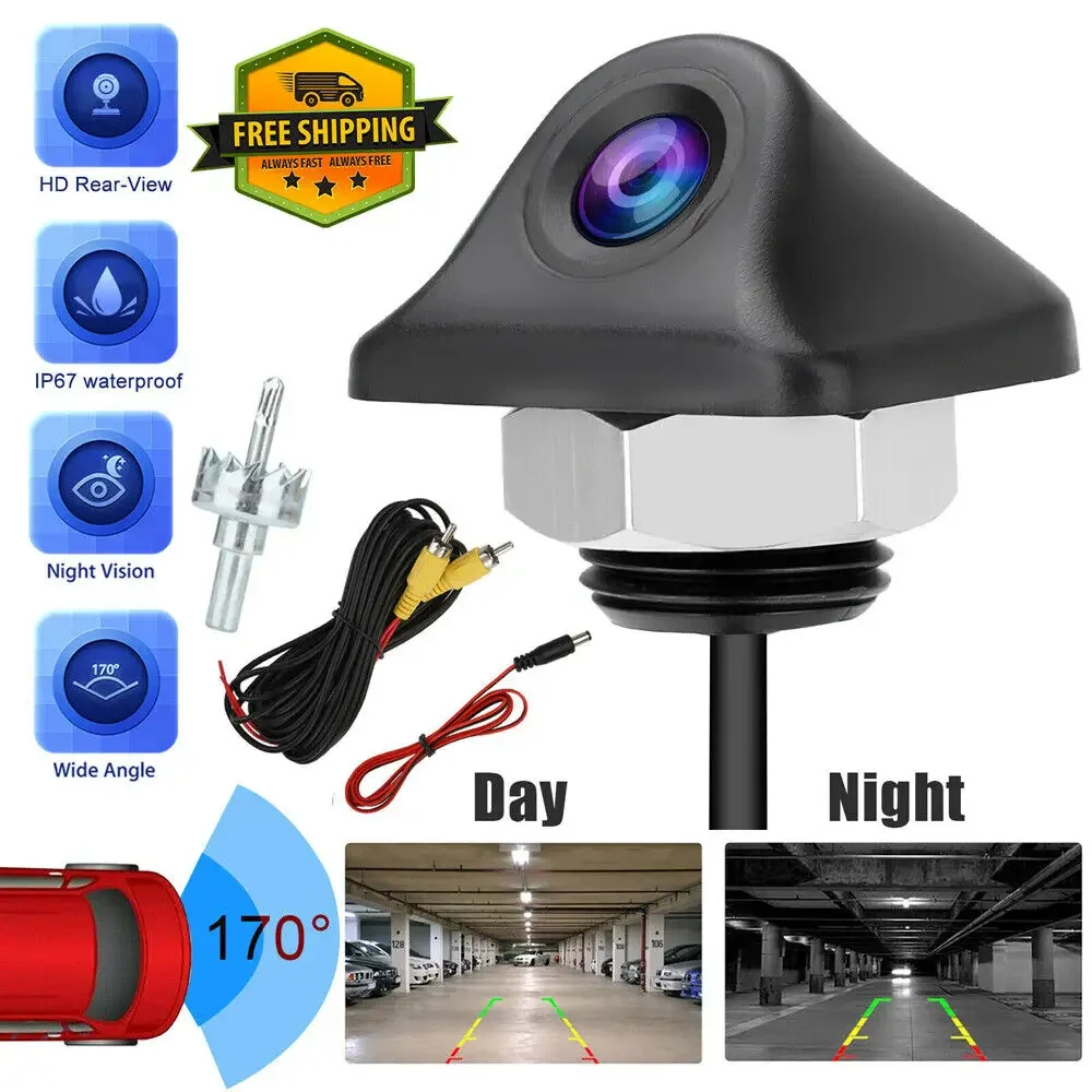 Car Monitor Camera Kit 4.3 inch Foldable Screen TFT LCD Vehicle Rear View Reverse Backup Parking System Night Vision