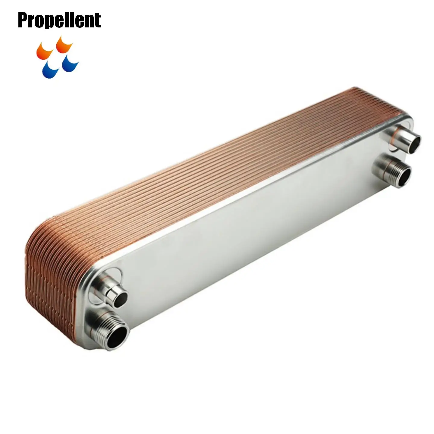 Water Cooling R22, R404A, R410A Copper Brazed Plate Heat Exchanger