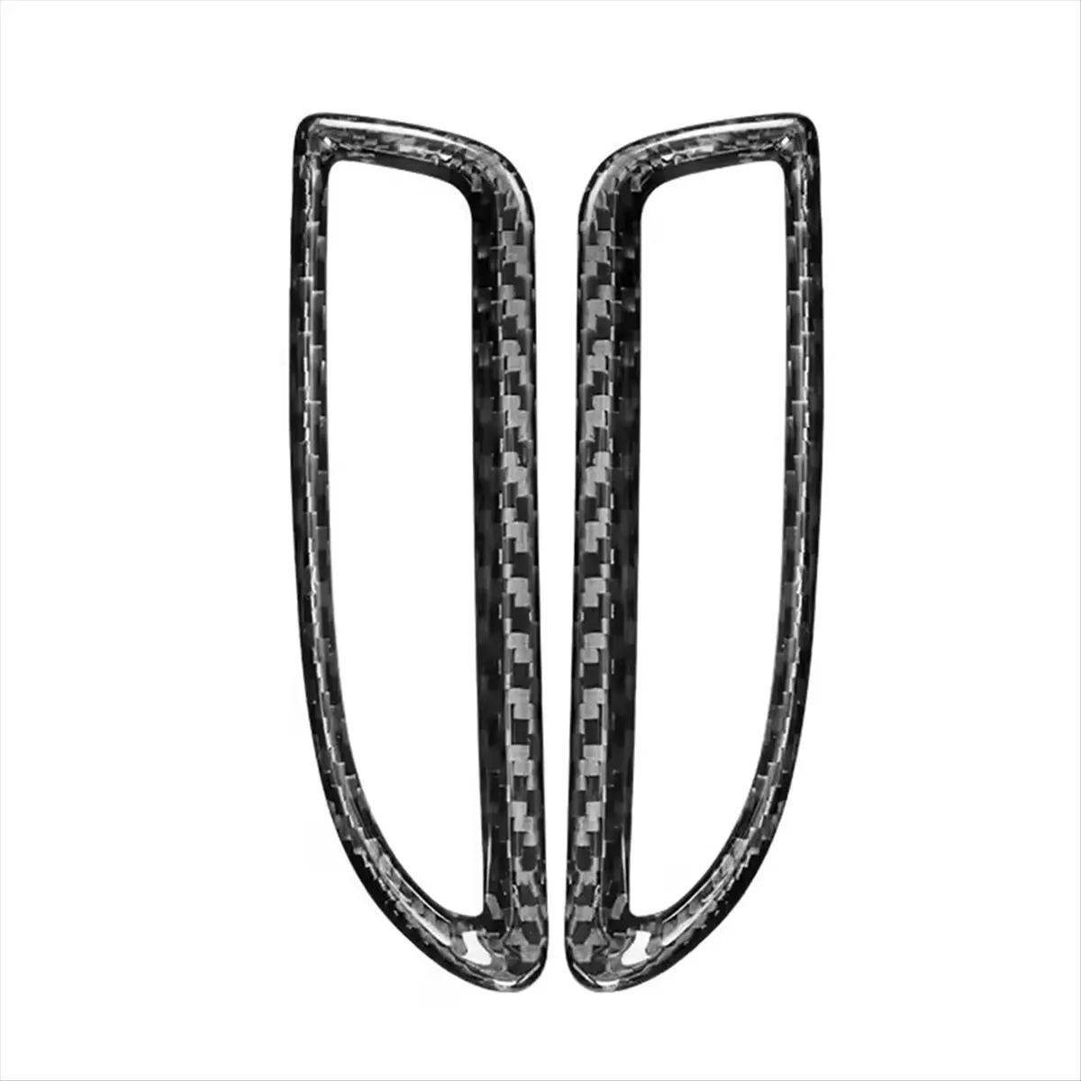 Super Sale Real Carbon Fiber Car Accessories Rear Fog Lamp Frame Trim-Small Decoration Protection for Fiat 595 2016+ view 2