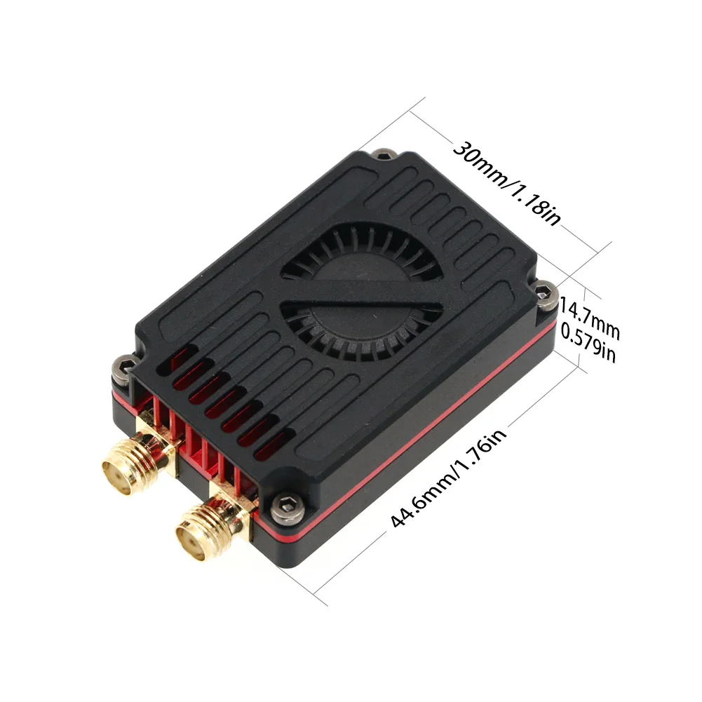 RUSHFPV 1.3G/3.3G Dual Band 2.5W VTX con antenna SMA Modulo trasmettitore audio video per droni FPV a lungo raggio