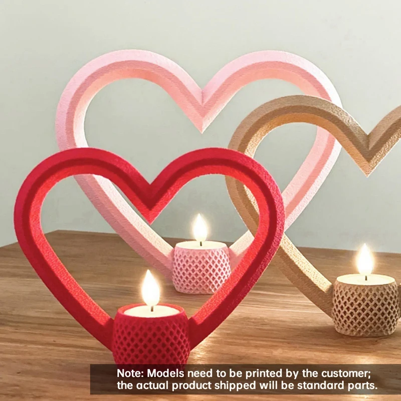 Candle LED Light Flameless Tealight Fake Candles Lamp for Wedding Home Decoration Lights 3D Printer Model Components