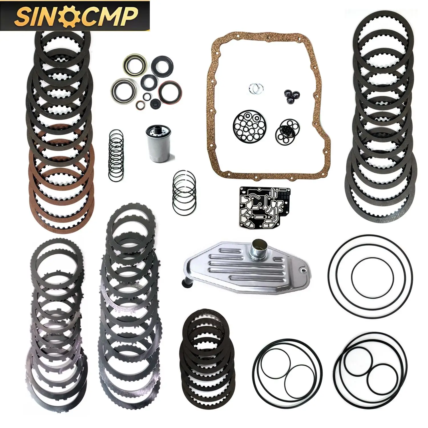

Transmission Master KIT 99-UP For ASPEN DAKOTA RAM 1500 WRANGLER Four Wheel Drive Filter Friction Plate 45RFE 545RFE 65RFE