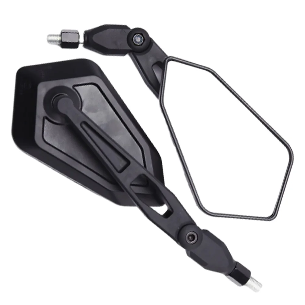 

Боковые зеркала заднего вида для мотоцикла, боковые зеркала заднего вида для мотоцикла 10 мм для Cruiser Chopper, скутера, квадроцикла