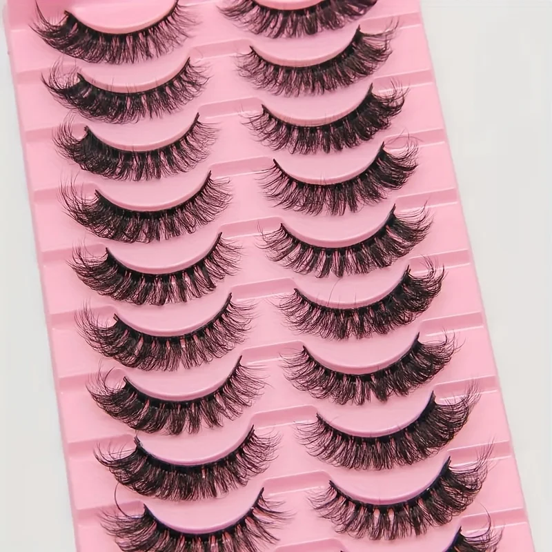 ロシア製ストライプつけまつげキット、ドラマチックなロングフォックスアイリフトデザイン、フルバーで外側のまつげを長くしてボリュームアップ、美容メイク用