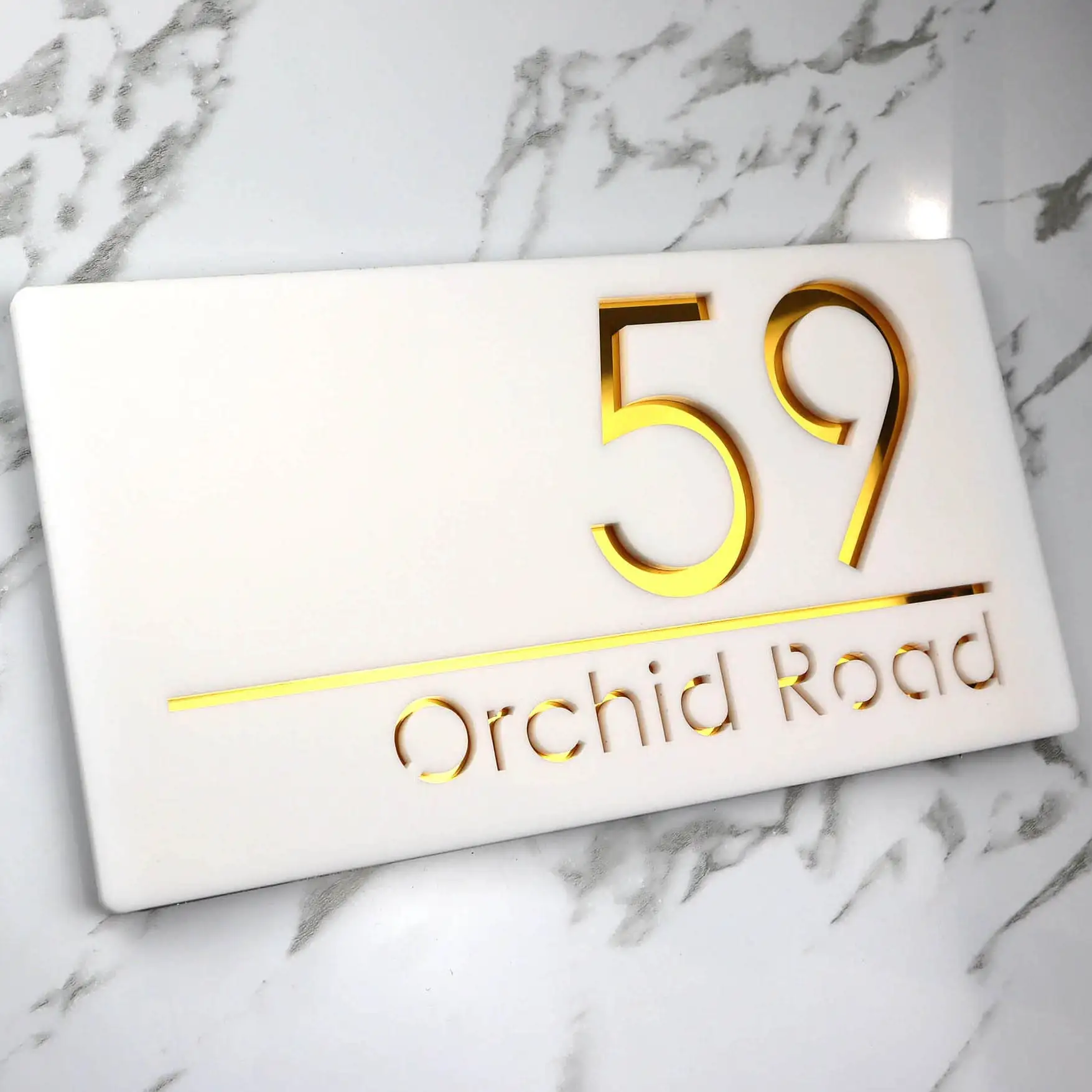 House Signs Door Number Modern Floating House Number Sign Custom Matt Acrylic House Numbers Bespoke House Address Numbers Plaque