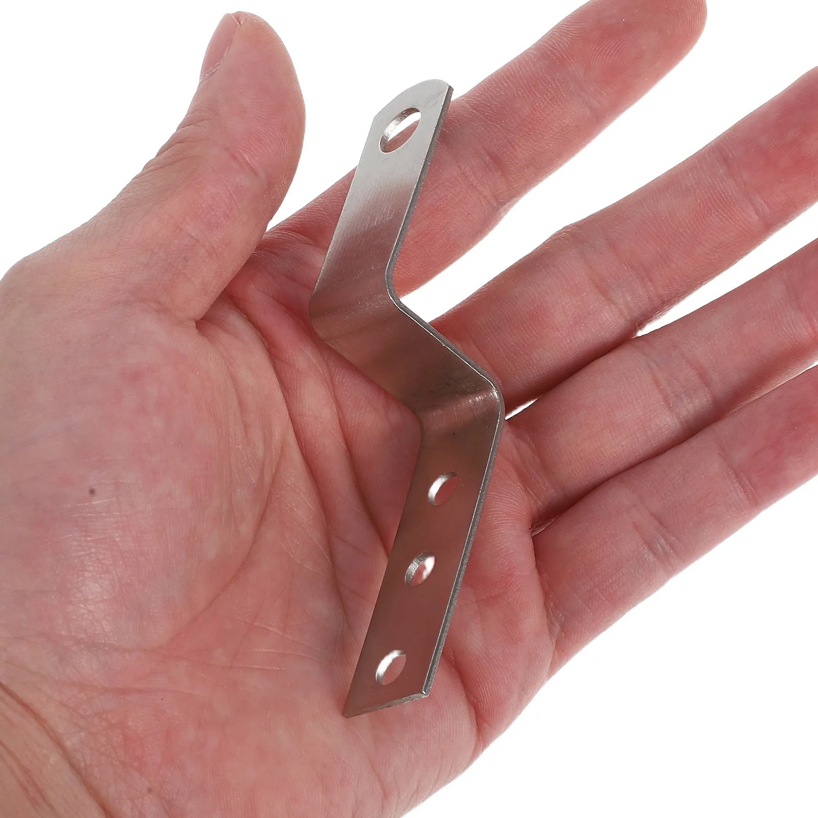 

4 Pcs Drawer Lock Sheet Heavy Duty Corner Bracket Furniture Photo Frame Fastener Z-shaped Shelf ConnectorBracket Cabinet