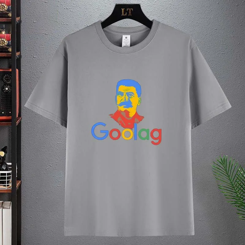 2025 Goolag اتحاد الجمهوريات الاشتراكية السوفياتية ستالين آرتسي المتضخم تي شيرت الجرافيك تي شيرت قصير الأكمام تي شيرت المتضخم تي شيرت الصيف ملابس للرجال #1