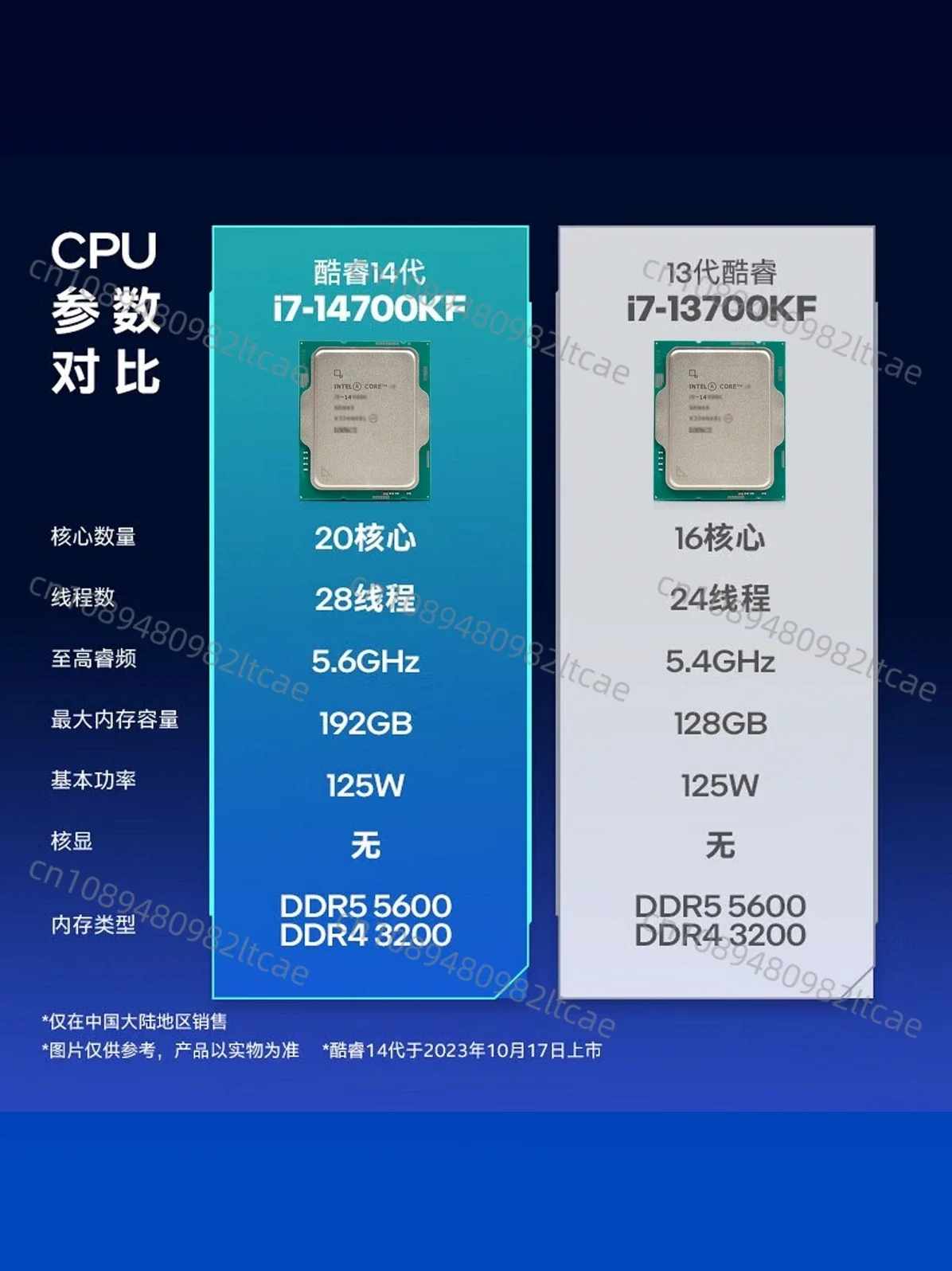 I7 14700KF/14700K Loose Chip + B760/Z790 Snow Main Board CPU Set