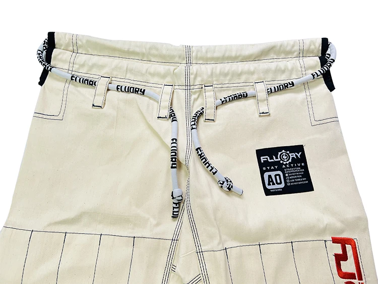 فلوري جودة عالية الكاراتيه دوبوك الكبار موحدة البدلة الجودو الياقة البيضاء كيك بوكسينغ MMA فنون الدفاع عن النفس التدريب الملابس #4