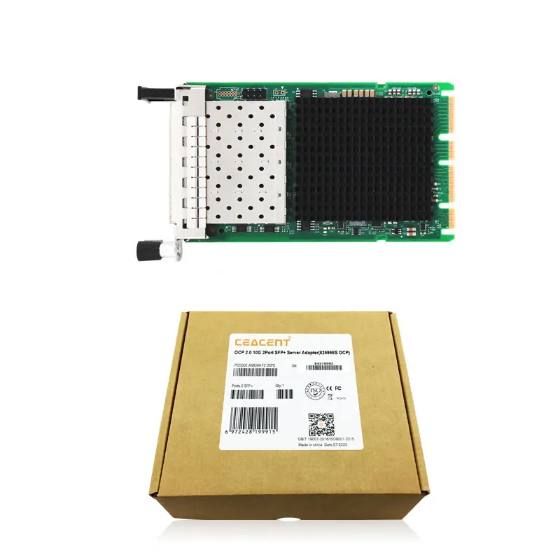 CEACENT E810-XXVDA4 for OCP 3.0 25Gb/s Network Card Quad Port SFP28 OCP Server Network Adapter Int el E810 Chipset
