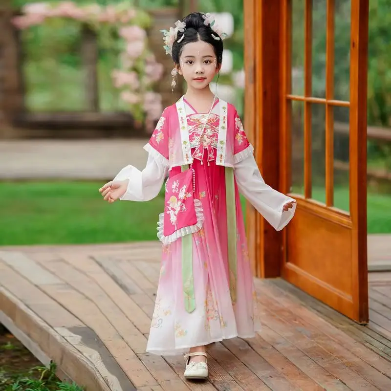 New imitation Song Dynasty Chinese Hanfu retro girls' dress