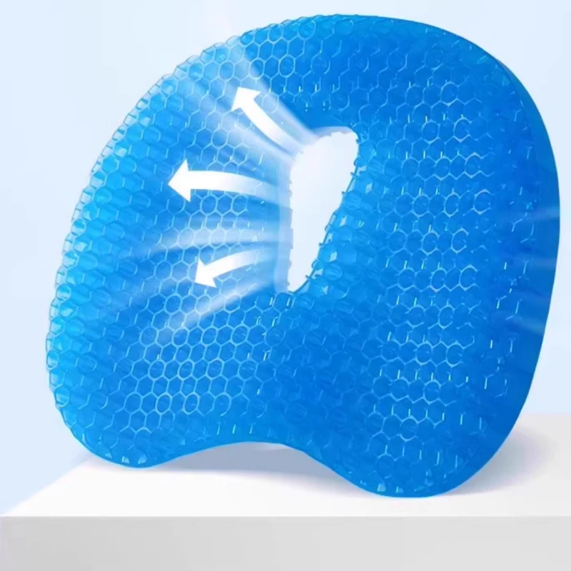 وسادة مضادة لقرحة السرير لكبار السن في السرير ثلاثية الأبعاد هيكل العسل وسادة قابلة للتنفس كرسي متحرك مقعد حصيرة دعم تبريد الجليد المجوف