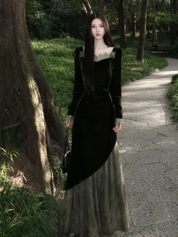 

Hebe Sle Velvet Dr Slim Fit Уникальный дизайн Искусственная двухсекционная юбка Дышащая Удобная Теплая Невыцветающая Зимняя модная