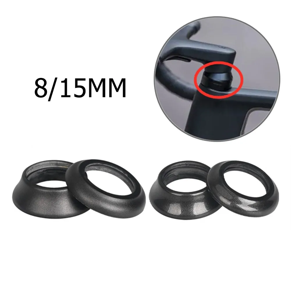 Bicycle Carbon Fiber Headset Spacer 8MM/15MM Cycling Steerer Tubes Conical Washers Gloss/matte Headset Spacers Bike Accessories