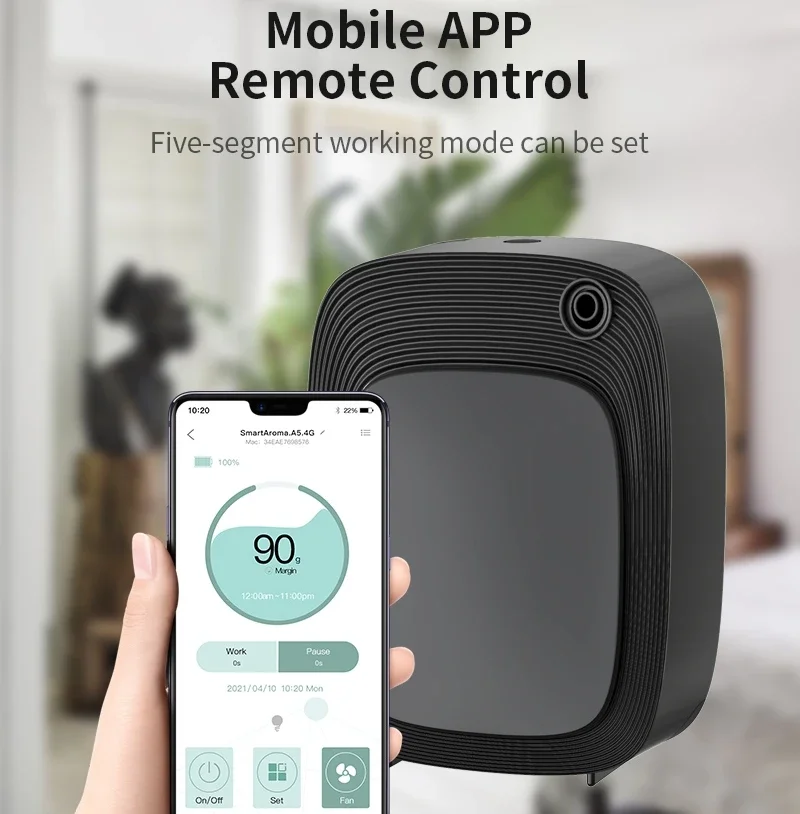 Namste Aromatische Huisverfrissers Aan De Muur Gemonteerde Hotel Etherische Oliën Diffuser Slimme Timing Parfum Aromatische Olie Geur Apparaat