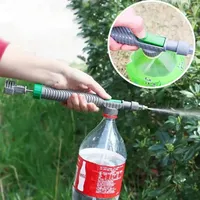 Watering spray High pressure air pump Manual spray Adjustable plastic bottle Spray nozzle Garden sprinkler spray Utility