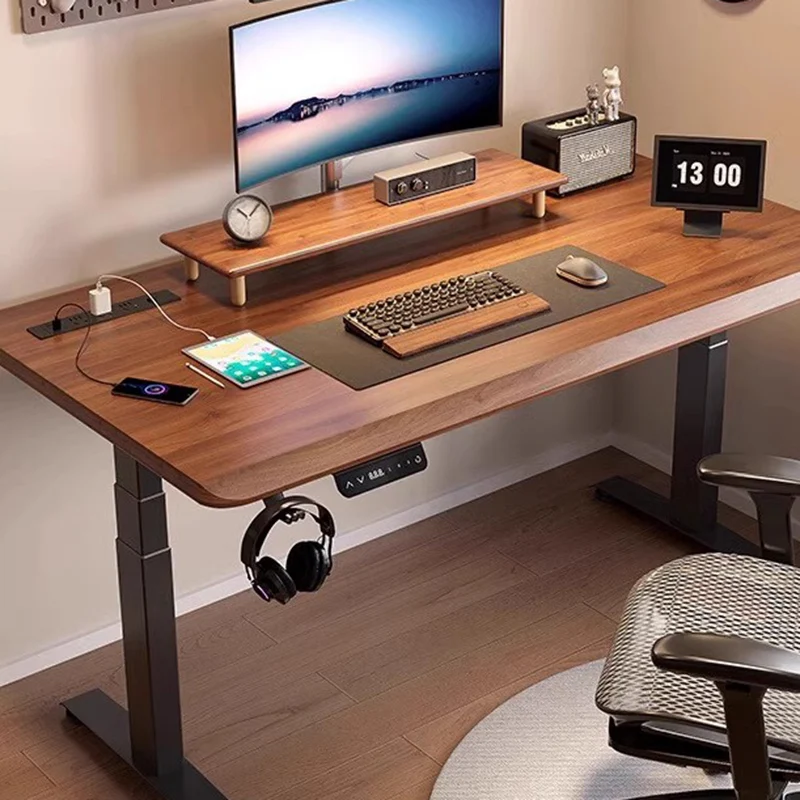 

Height Adjustable Bedroom Writing Computer Desks Gaming Computer Table Study Electric Escritorios De Computadora Furniture