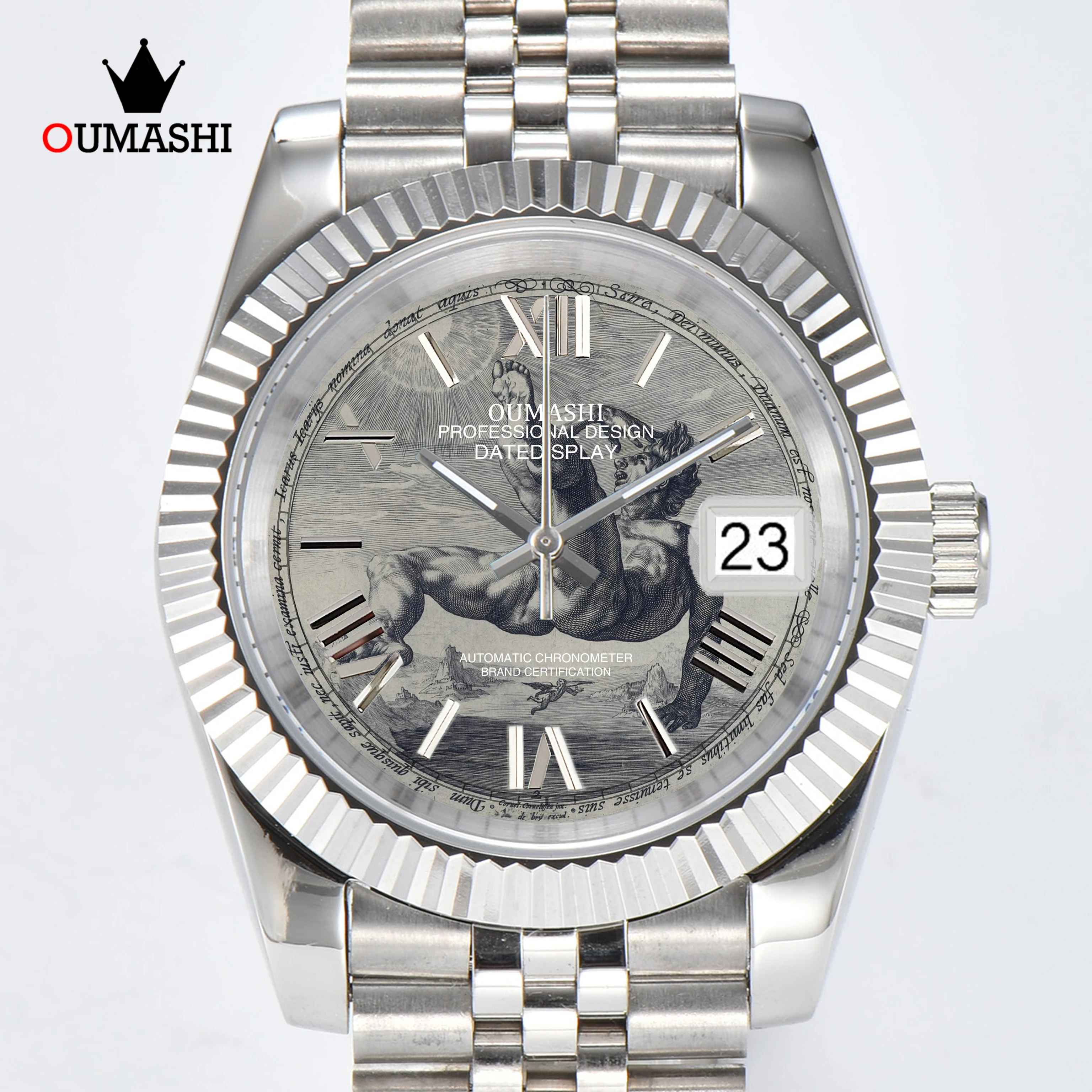 NH35 Watch 39/36mm Hendrick Goltziu Series Automatic Mechanical Movement Sapphire Glass 5 ATM Water-Resistant Customizable