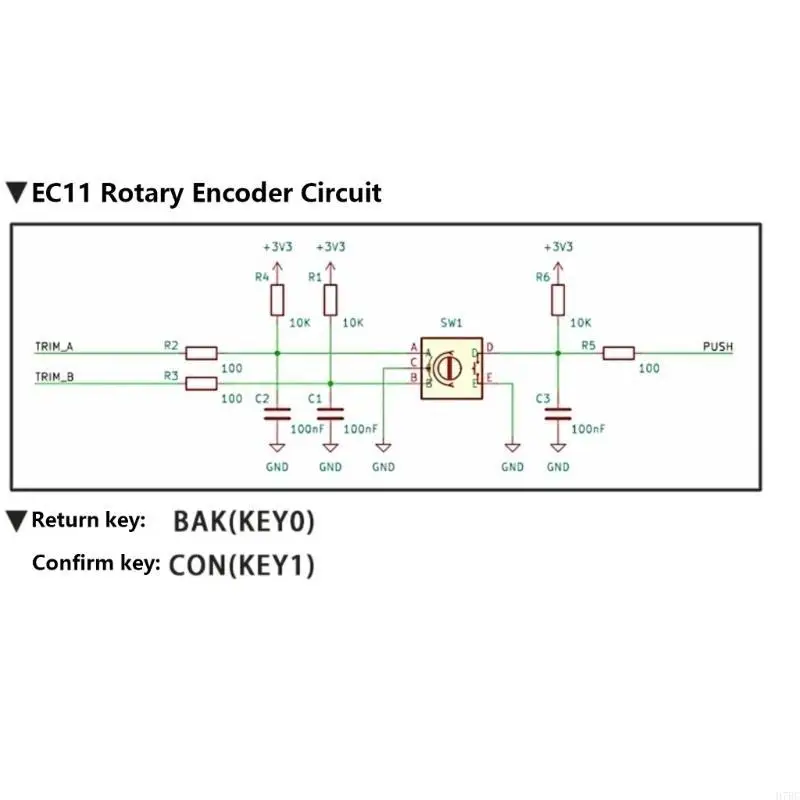 H7BC 1.3 cala LED Wyświetlacz EC11 Rotary Encoders Module IIC Interfejsy Zintegrowane moduł zintegrowany