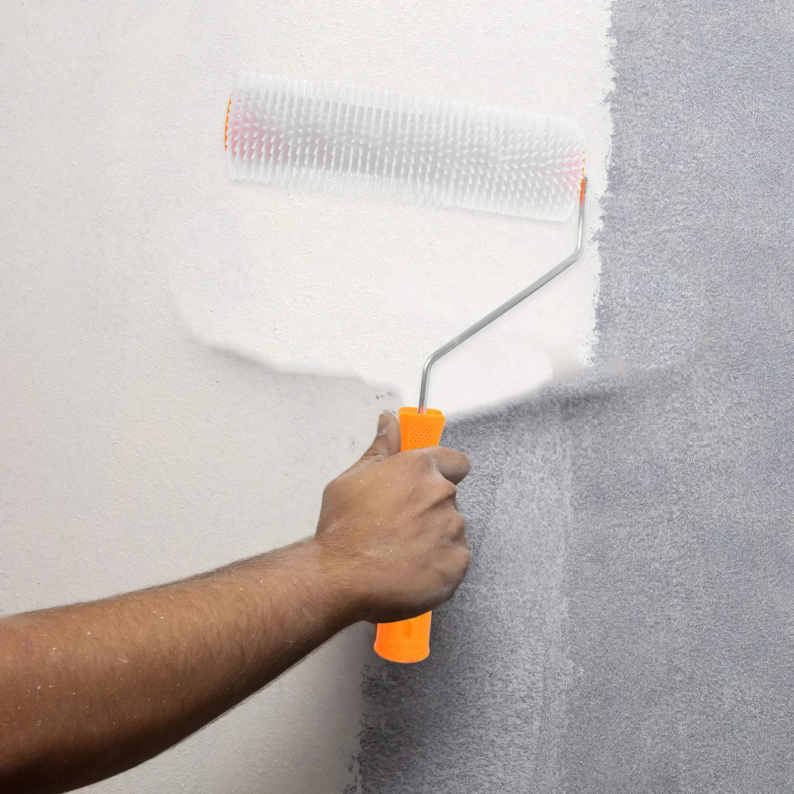 

Spike Roller Concrete Self Leveling Screeding Tool Cement Floor Roller for Paint Epoxy Garage Industrial Surface Finishing