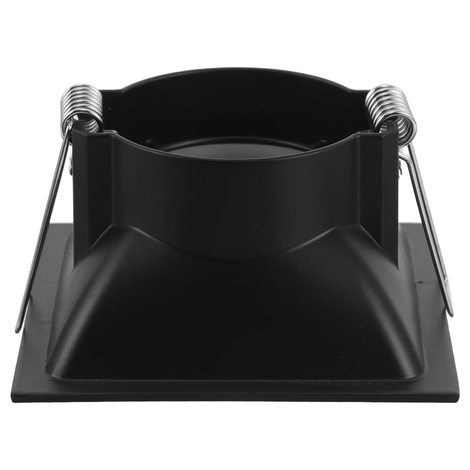 Mr16 Black Metal Anti-Glare Recessed Spotlight Bezel Matte Downlight Trim Ring Ceiling Display Cabinet Light Diffuser Cover