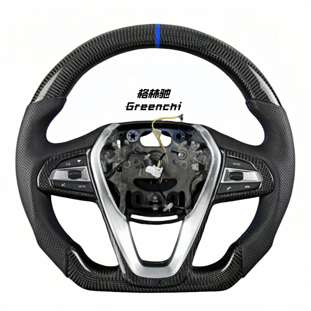For  G30 G20 G01 G02 G05 G06 G07 M4 M5 F90 M8 X3 X4 X5 X6 F40 F44 F97 F98 F95 F96 G11 Forged Carbon Sport Steering Wheel