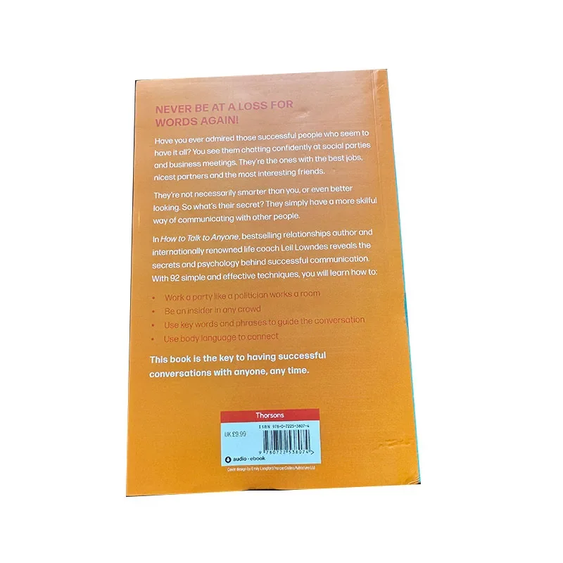 How To Talk To Anyone: 92 Little Tricks for Big Success in Relationships Communication & Social Skills English Book Paperback