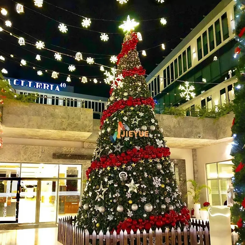 High Quality Giant Decorative Outdoor Artificial Christmas Trees 5M 50M Commercial Art Christmas Lights Popular for Outdoor Use