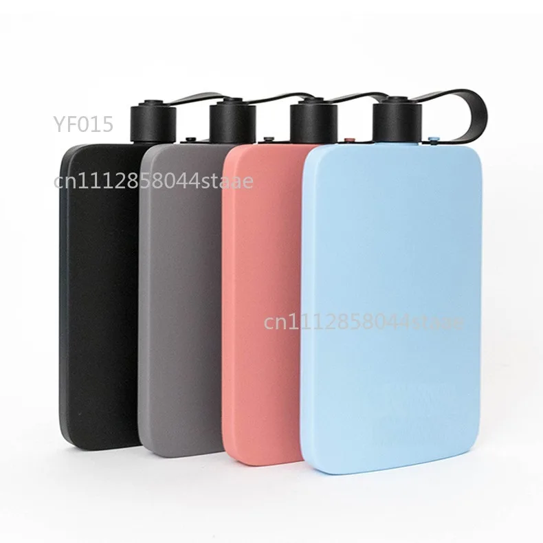 500ml 304 Stainless Steel Thickened Hip Flask, Personalized Outdoor Portable Flat Kettle for Men Women