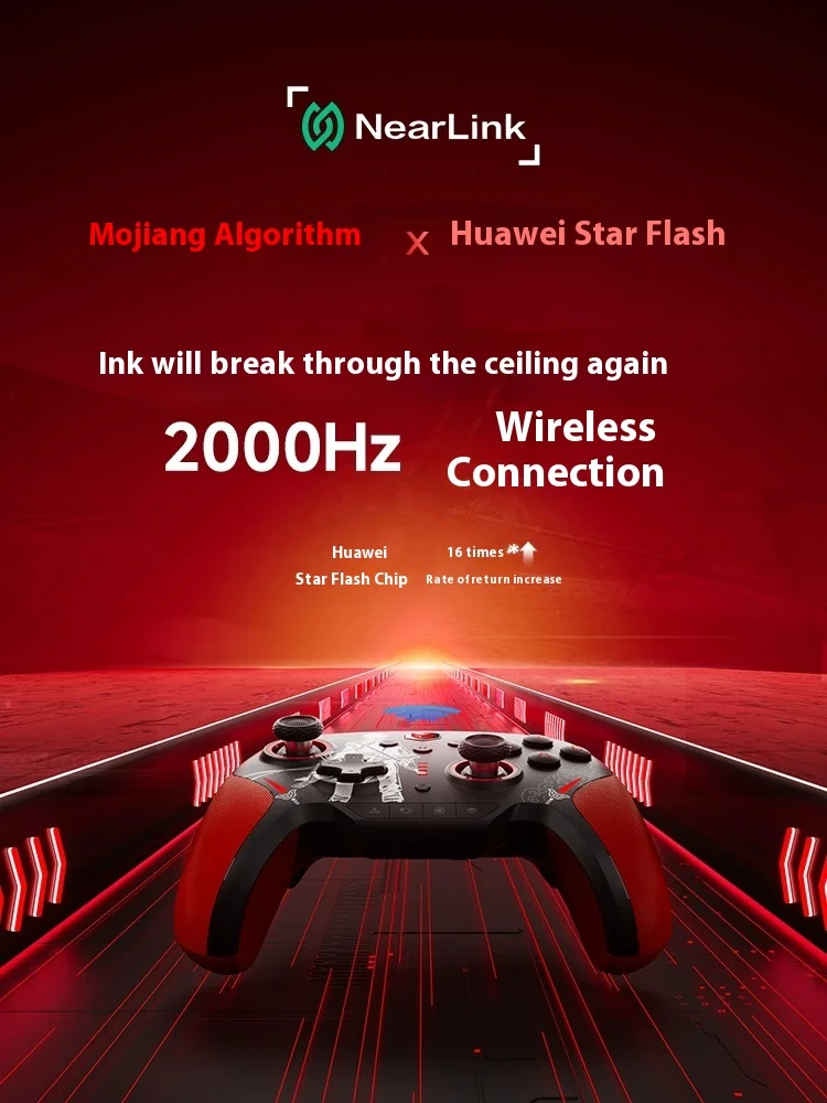 BIGBIGWON Blitz 2 TMR Star Flash Drahtlose Bluetooth Gamepads Somatosensory Controller Angepasst 2000 HZ Für NS PC Steam Spiel