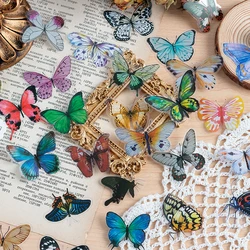 40 stücke Vielfalt Schmetterling dekorative wasserdichte Aufkleber niedliche Ästhetik Aufkleber diy Scrap booking Aesth Dekor Aufkleber Schreibwaren