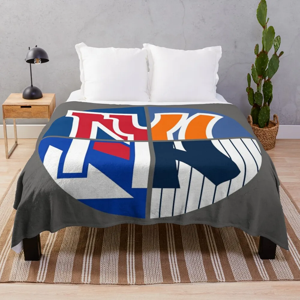 

New York NY Custom Throw Blanket Polar Personalized Gift Blankets