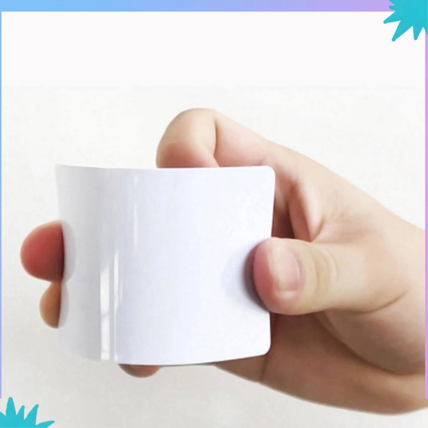 

ABZW 50 шт. RFID Nfcsmart чип значок клон 0 сектор записываемая бирка UID контроль доступа тонкая карта 13,56 МГц перезаписываемый ключ для копирования