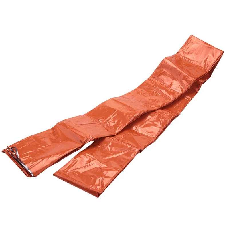 2-Pack Emergency Sleeping Bag Thermal Waterproof Survival Blanket For Outdoor Camping Hiking